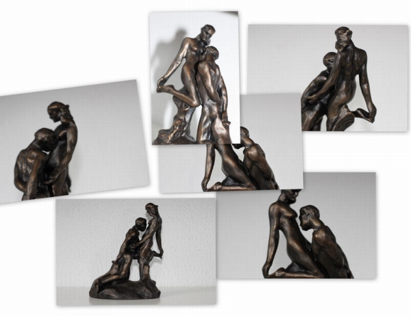Auguste Rodin - The Eternal Idol.Bronze.