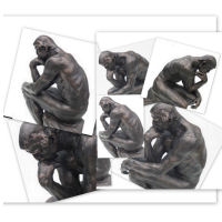 Auguste Rodin - The Thinker 17cm Bronze. 